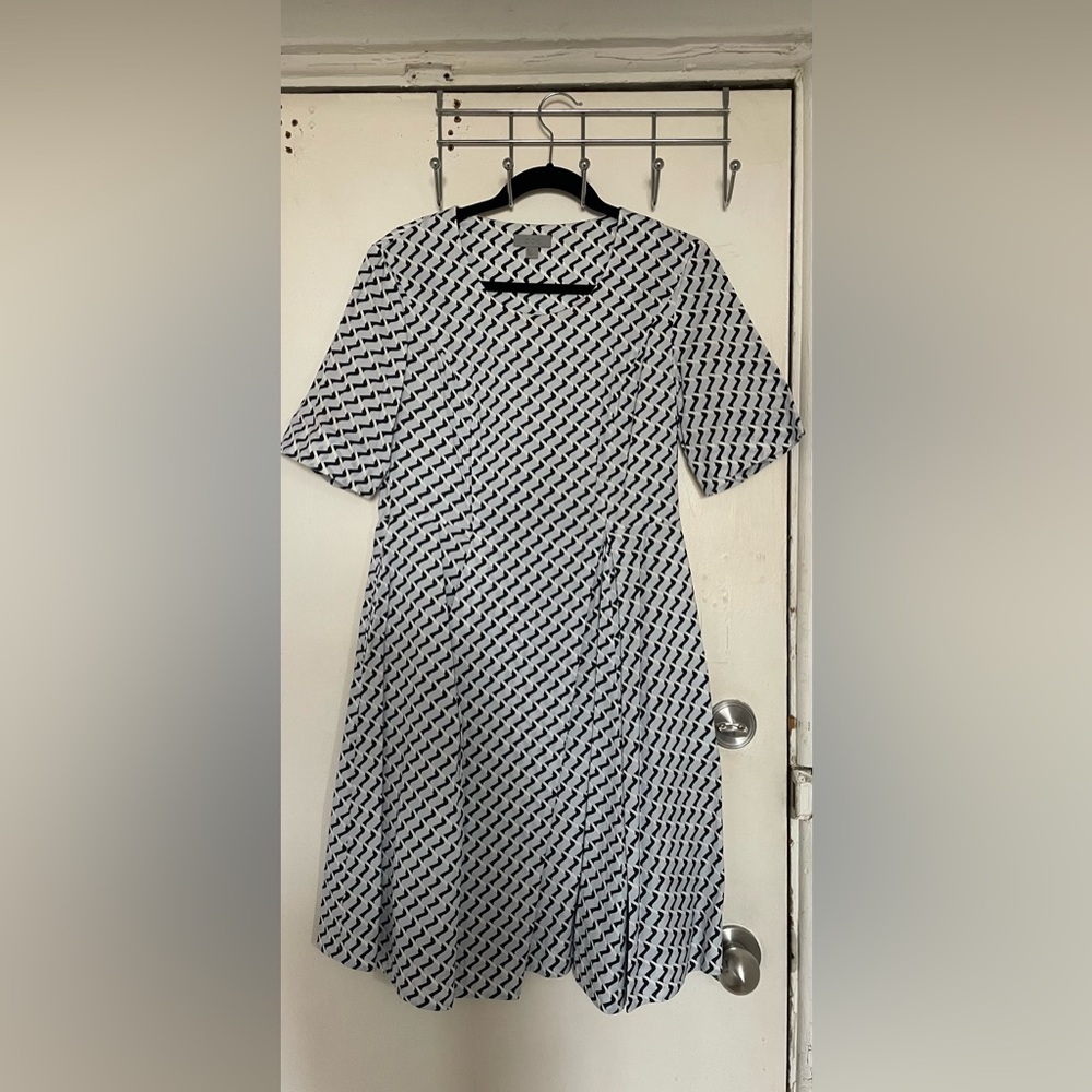 COS Chevron Patterned Structured Dress - Picture 11 of 11